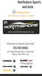 Mobile Screenshot of northshoresportsandauto.com
